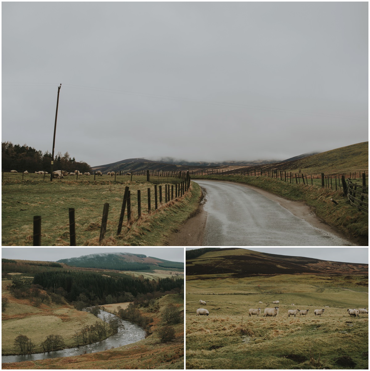 glen clova wedding photos