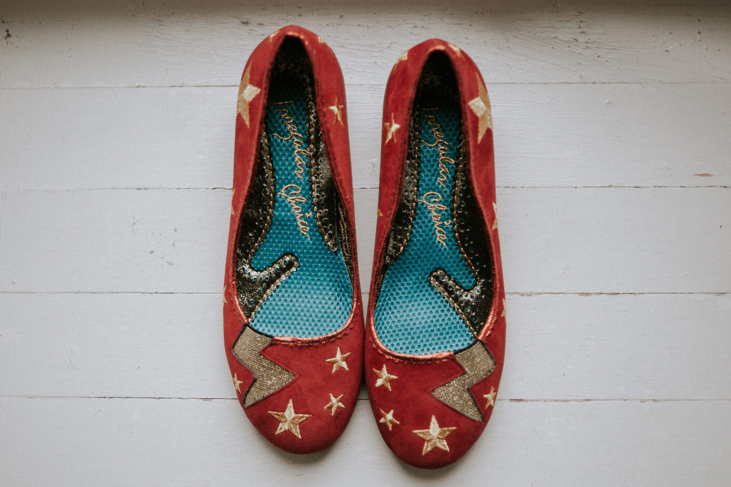 red bridal shoes quirky