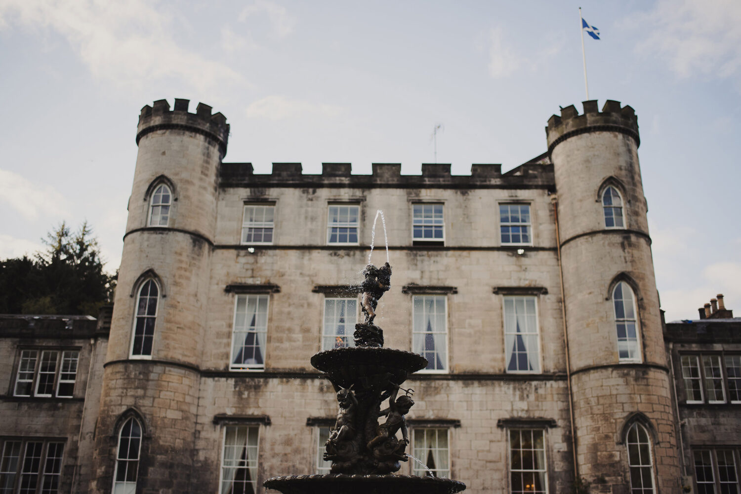 melville castle wedding photos