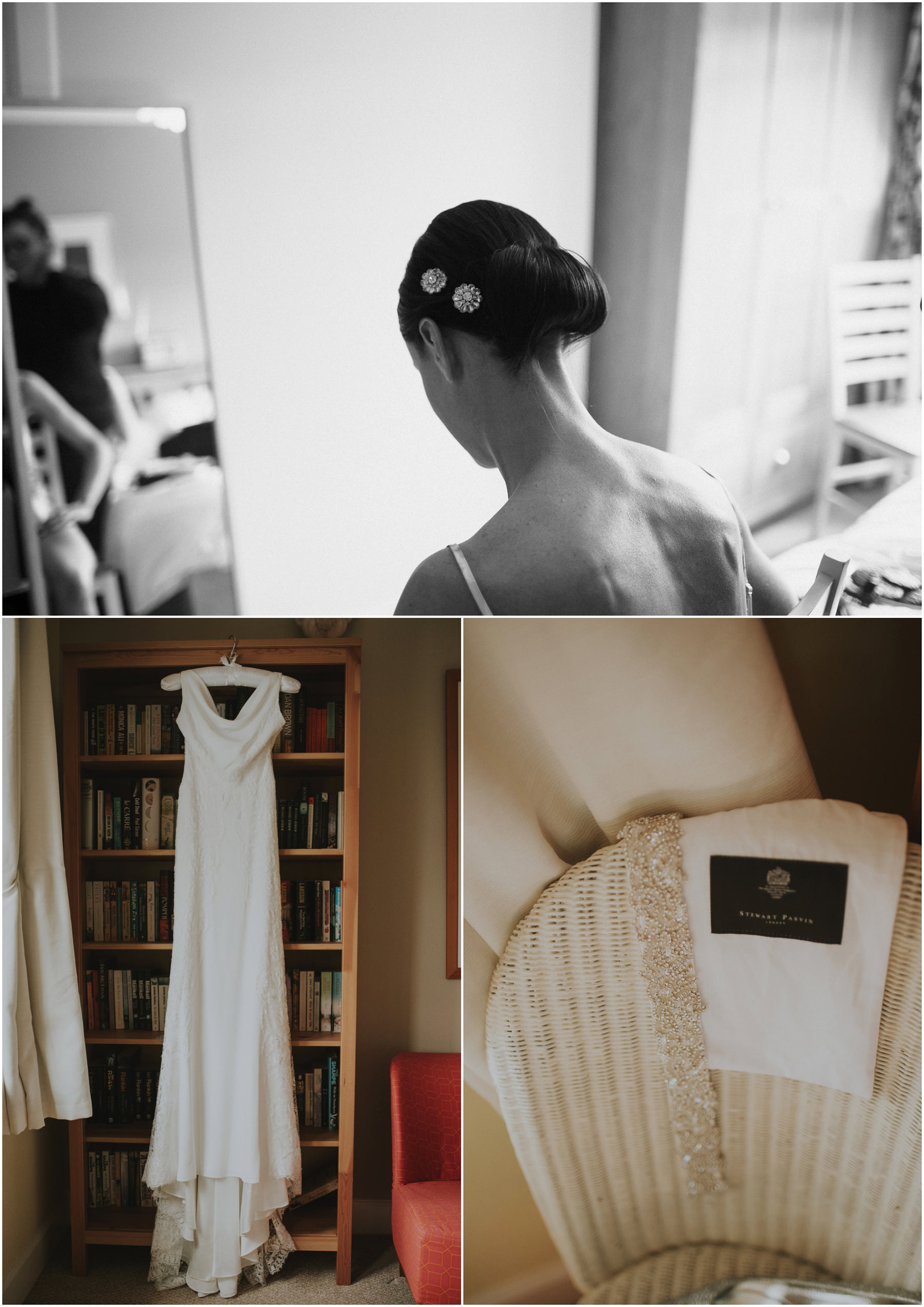 bridal preparations at home