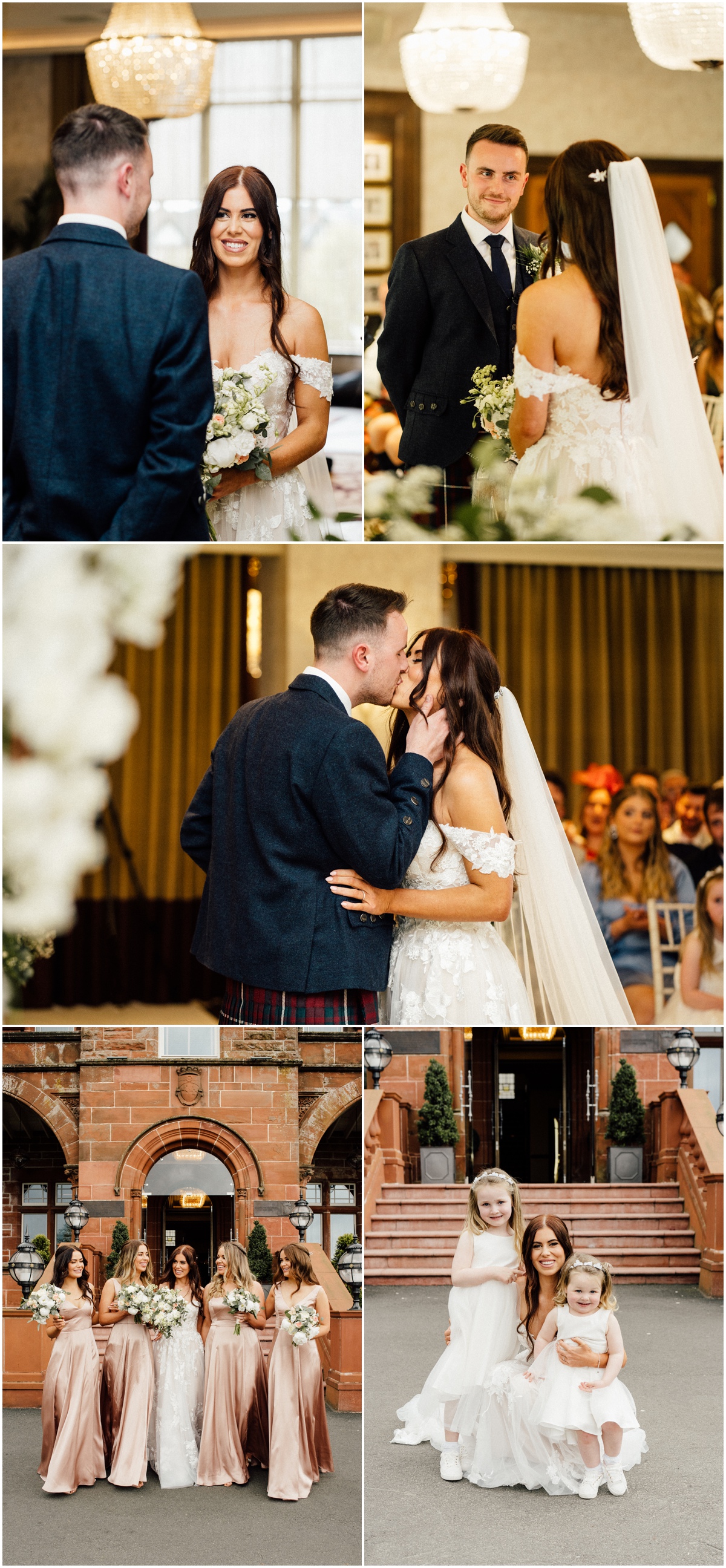 Boclair House hotel wedding photos