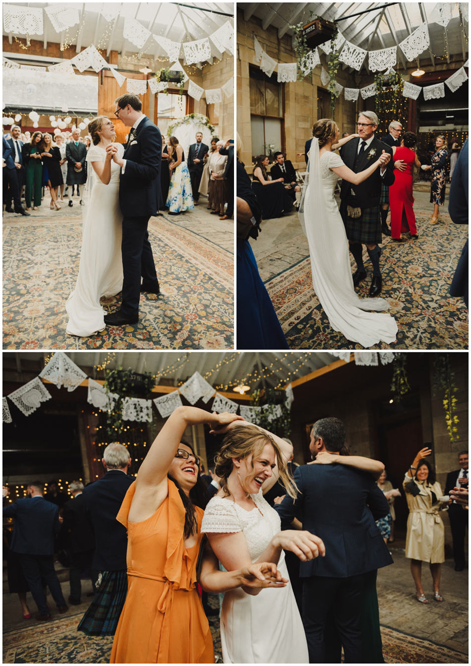 wedding ceilidh at cambo estate