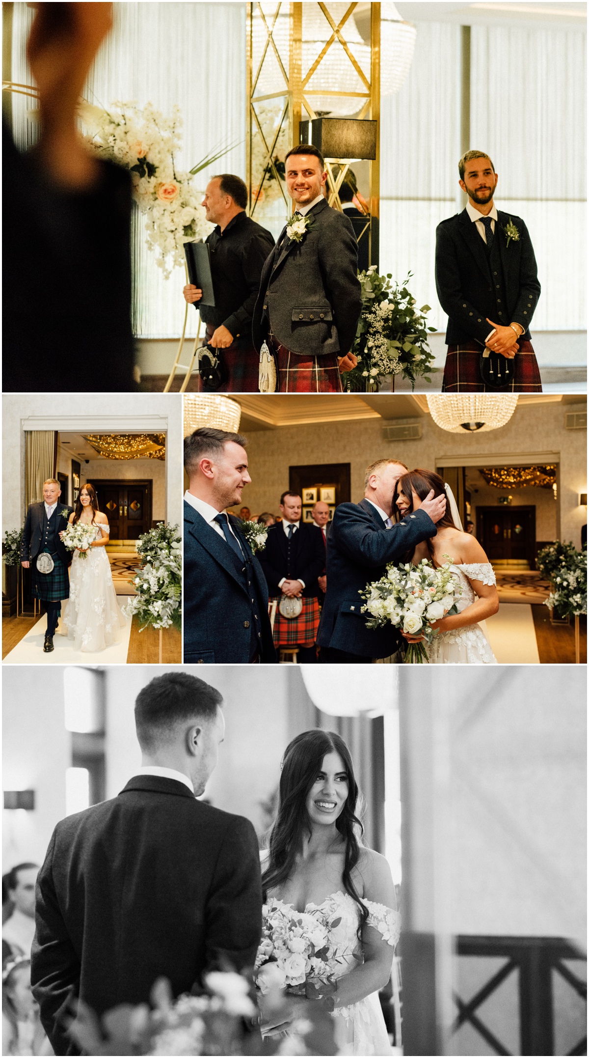 the grand ballroom wedding ceremony