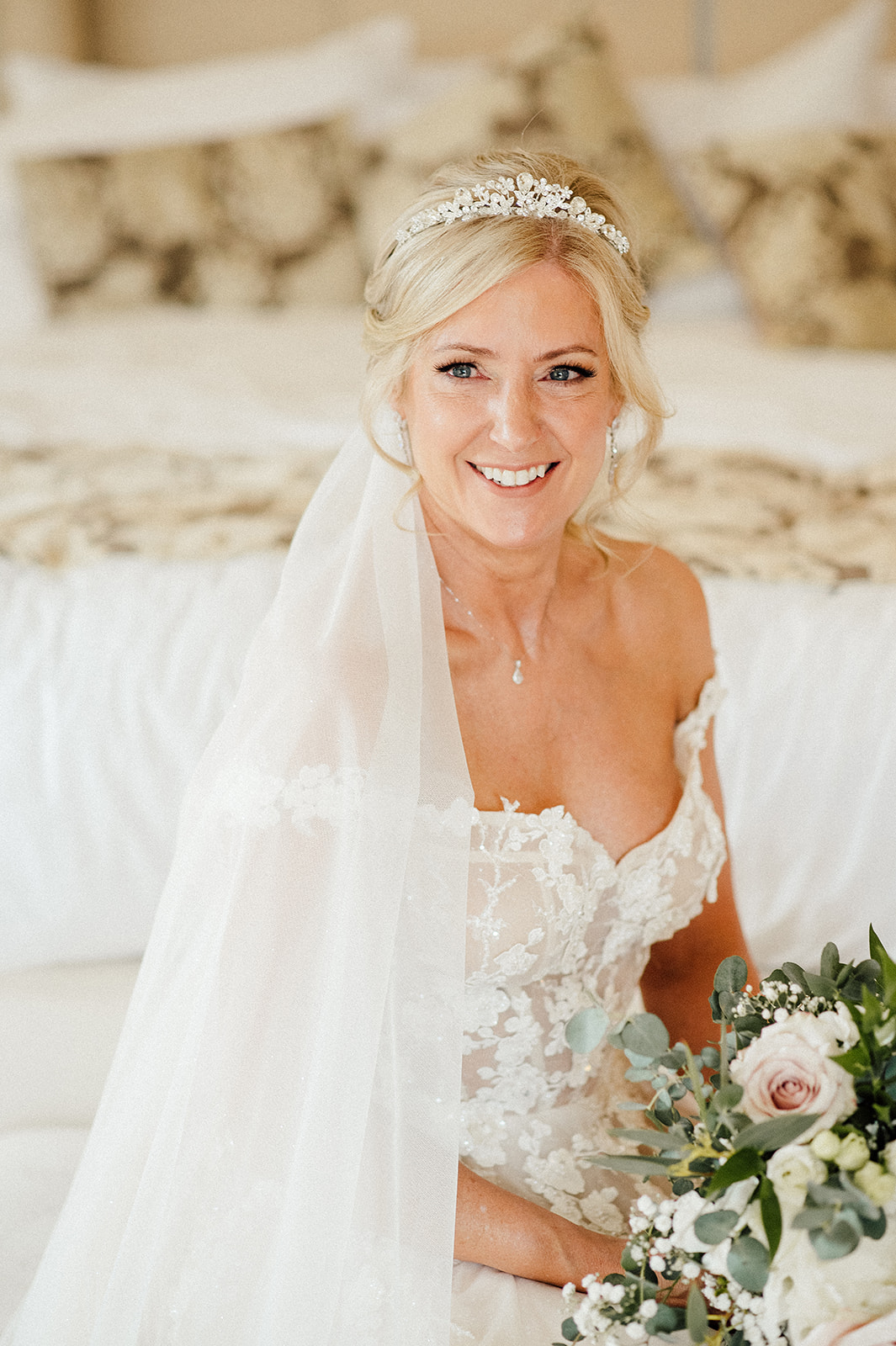 mature bride portrait