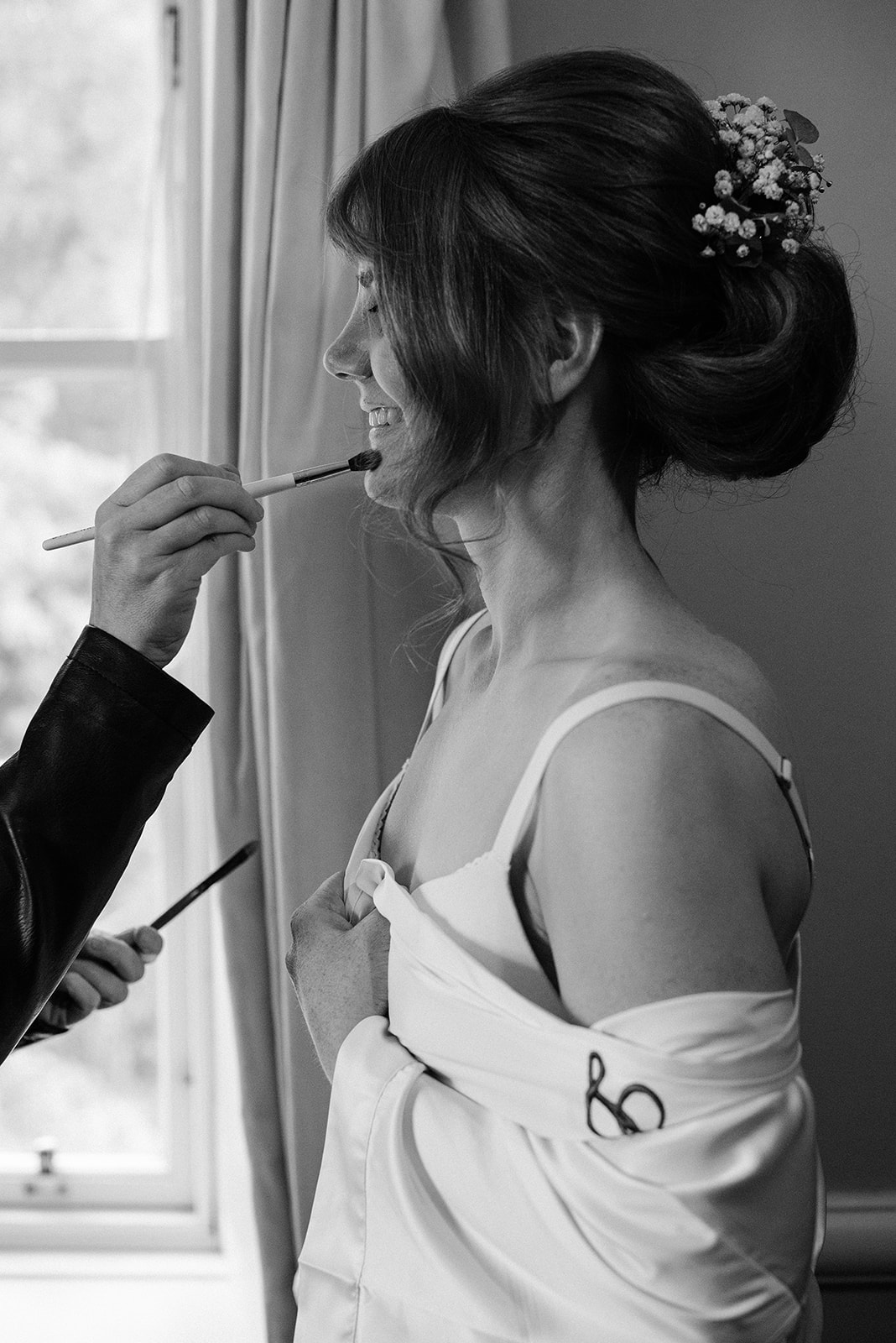 bridal make up last touches