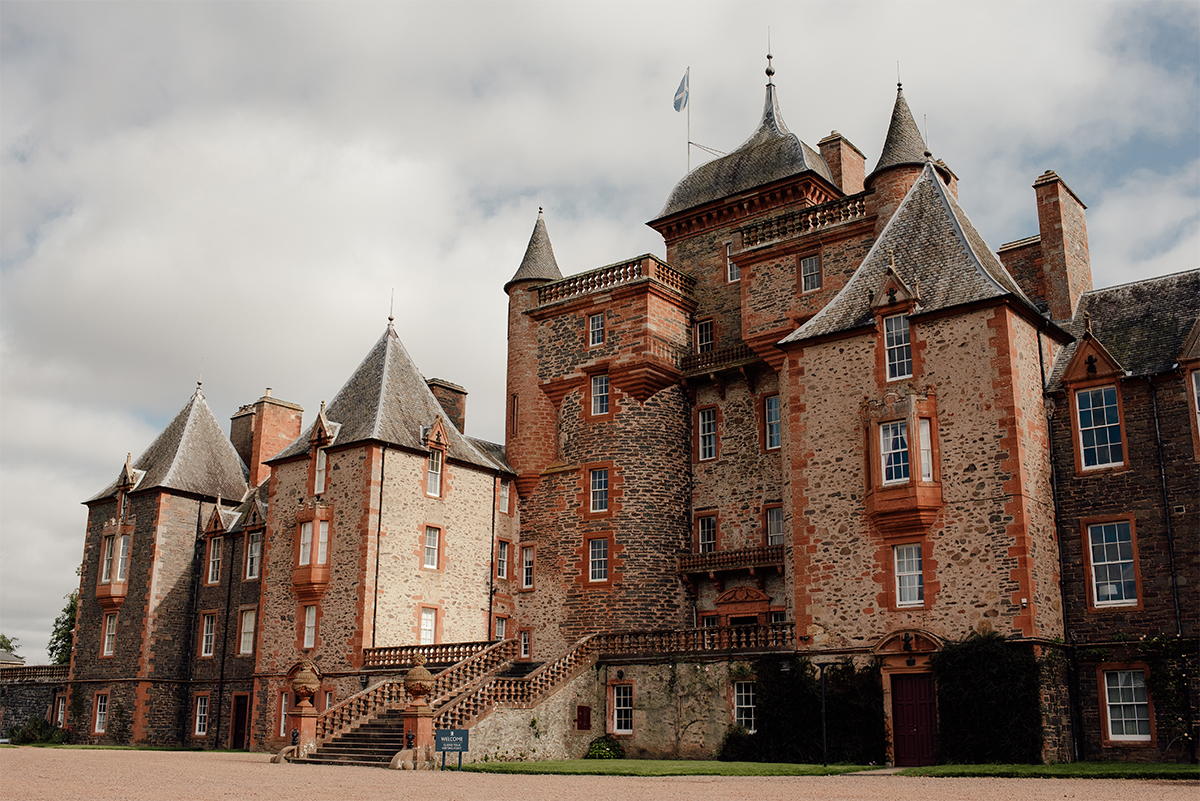 Thirlestane Castle in the Scottish Borders, a majestic wedding venue.
