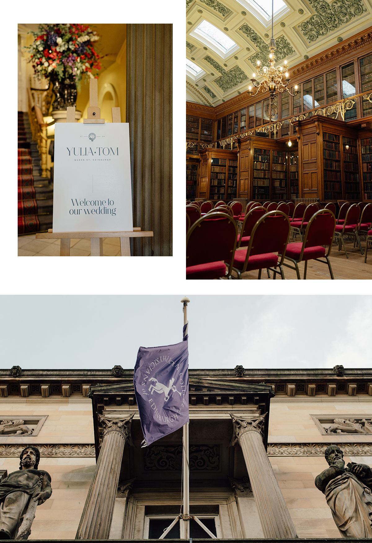 The New Library at the Royal College of Physicians of Edinburgh. 