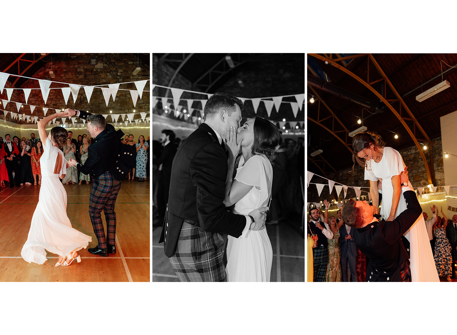 First dance in the Aberlady Village Hall.